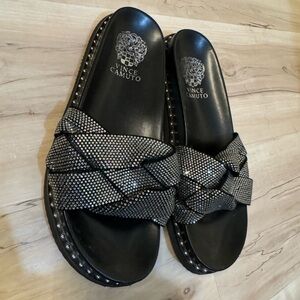 LIMITED EDIT. Vince C Luxury slides from NY basin.